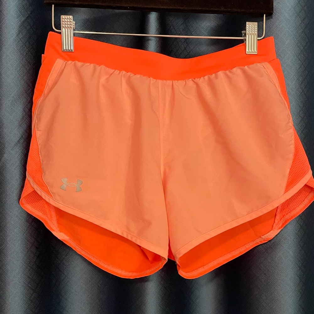 Under Armour Women's Shorts - Neon Orange